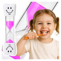 PRECISE TOOTH Hourglass Timer for brushing TOOTH for children PINK