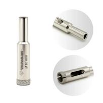 Diamond hole saw drill bit for wet stoneware, glass, tiles 12mm TITANIUM