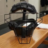 Baseball Catcher Guard Adjustable Straps Softball Padded Sports Gear for Adult, Junior gray