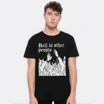 Hell Is Other People by Jean-Paul Sartre T-Shirt, Men's Women's Sizes (DSN-730909) 2XL