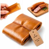 Natural protein casing - caramel 55 mm diameter - 5 m for smoking and steaming