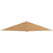 3 x 3 m Gazebo Canopy Replacement Cover, Garden Gazebo Roof Replacement with Drain Holes, TOP COVER ONLY, Beige 298 x 298 x 1 cm