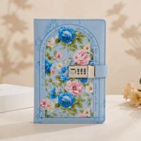 Simple Elegant Appearance Password Lock Notebook Journal Insert Pocket  Thoughtful Gift