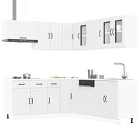 Kitchen Cabinet Set, Squid, 11-Piece, White