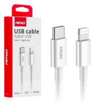 USB-C Charging Cable - LIGHTNING IPHONE PD 20W 100cm FullLINK AMIO-03898
