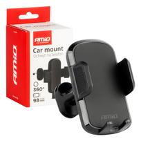 Car phone holder with 360° ventilation grille AMIO-04139