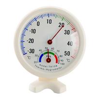 Round Indoor Outdoor Hygrometer Humidity Temperature Meter Gauge One Size
