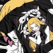Horror Anime Shirt Yuki Tsukumo T-shirt kenjaku Choso jujutsu kaisen Unisex S