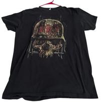 Slayer T-Shirt Rock Music Black Heavy Metal Guitar Drums Pacific Tag XL Unisex T-Shirt XXL