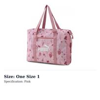 PUMA Polyester Tote Bag, Shopping Bag, Handbag Regular Womens Pink 077382-02 One Size 1