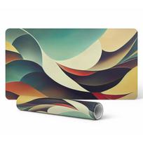 Designerska Podkładka Ochronna Pod Laptopa Abstrakcyjne Fale 120X60 Cm