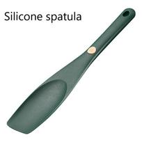 Silicone spatula, food grade, high temperature resistant, non slip, stir fry spatula, household kitchen utensils, non stick pan, silicone spatula