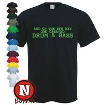 Camiseta De DJ Del Festival Jungle EDM Rave Del 8º Día Que Dios Creó Drum and Bass 3XL