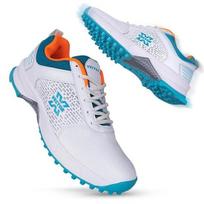 Vector X Flipper 2.0 Cricket Shoes for Men's Rubber Stud, Lightweight,Performance, Comfort, and Durability Shoe for All-Round Performance UK7 UK7 žalsvai mėlyna/balta
