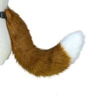 Kids Halloween Fox Tail Fluffy Party Costume Fancy Dress Realistic Faux Fur Tail