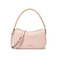 MICHAEL KORS Carmela gold chain presbyopia artificial leather armpit shoulder bag medium size women's light pink