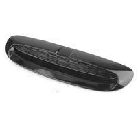 For BMW Mini F54 F55 F56 F57 Cooper S JCW 2014-2024 ABS Gloss Black Front Engine Bonnets Hood Scoop Air Outlet Vent Cover Trim Carbon Fiber Look black