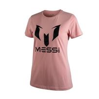 Messi Moteriški Grafinis Marškinėliai Futbolas Laisvalaikio Rožiniai Vidutinio Dydžio Trumpomis Rankovėmis L beige