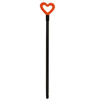Šepetėlio kotas Love 131,2 cm asorti, laimo žalia/šviesiai mėlyna/oranžinė/žydra