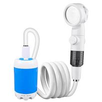 Portable Camping Shower Rechargeable Shower Pump Easy Setup Accessories