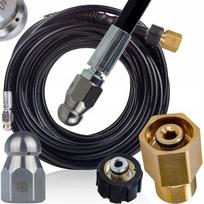 Žarna ProFlex JetClean 20M – Kanalizacijos valymui, Slėgis 200 bar, EasyLock adapteris M22 komplektas