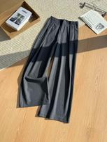 Women's High Waist Wide Leg Pants Loose Straight Trousers Elegant Commuter Pleated Fall Long Dress Pants S