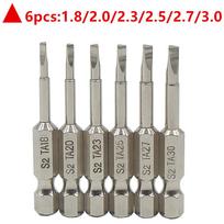 Screwdriver Bits Magnetic Screwdriver S2 Steel 1/4 inch Hex Shank Bit for Household Electricity Accessories China Mainland