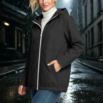 Women's Casual Zip Up Hoodie Sweatshirt with Pockets L