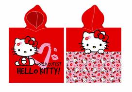 Hello Kitty Children'S Towel With Hood Poncho Bath Cover