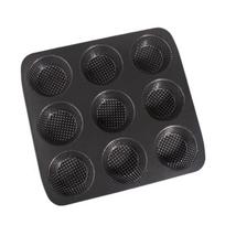4/9/12 Hole Hamburger Bun Pan Carbon Steel Baking Pan Household Hamburger Bread Mold  Bakery 9 Holes