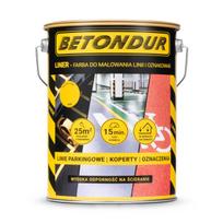 Betondur LINER Acrylic Paint with High Solids Content 5L Yellow