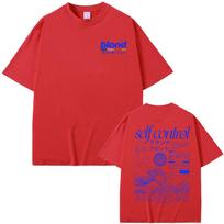 Vintage Washed Frank Ocean Blonde Self Control Graphic T-shirt Men Women Printed Tee Summer Casual Fashion Clothing Tops High Quality Streetwear 4XL