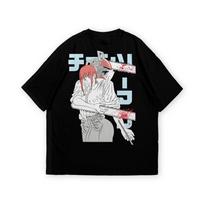New Anime Chainsaw Man Graphic T-shirt, JP Anime Manga T-Shirt XXL