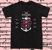 The Pogues 2025 TOUR 40 years of Rum Sodomy The Lash T Shirt Full Size S-5XL L