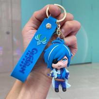 Genshin Impact And Naruto Silicone Keychain Figurine Collectible For Anime Fans Style1