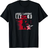 New Arrival Avril Lavigne Let Go Spraypaint T-Shirt Women's T-shirts Fashion Pure Cotton Women Clothing Tee Shirt 82606 XXL
