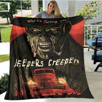 Jeepers Creepers Karališko dydžio antklodė Super minkšta flanelinė antklodė Mėtomos antklodės Namų dekoras Namas Biuras Lengva Sofa Naktinis miegas 75x90cm