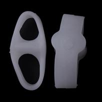 2Pcs Silicone Gel Toe Straightener Separator Bunion Corrector Pain Relief 2pcs
