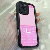 JT215 Cute Patterns Pink for iPhone 17 16 15 14 Pro Max Samsung S26 S25 Ultra A17 A16 A07 A56 A15 A06 Xiaomi 15T Redmi 15c 14C Soft TPU Case for iPhone 5/5s