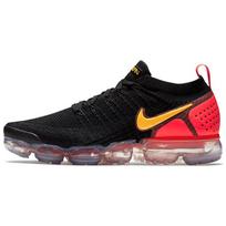 Nike Air VaporMax 2 Black Laser Orange Total Crimson 942842-005 42