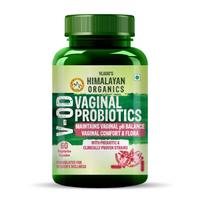 Vlado's Himalayan Organics Vaginal Probiotics for Women 10 Billion CFU 60 Veg Capsules pH Balance Support