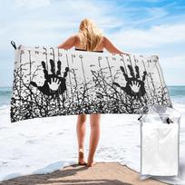 In the forest death stranding game for fans Beach Towel Soft Microfiber Quick Dry Absorbent Quick Towels For Pool W30*H60(CM)