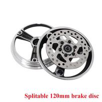 Alumnium Alloy Wheel Rims Hub 10x2.5 10x2.125 With 120mm/140mm Brake Disc For 10Inch Electric Scooter Wheels Tyres Tires Parts