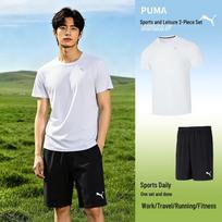 PUMA Men's Short Sleeve & Shorts Running Sportswear Set XXL