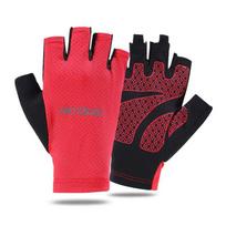 Protection Non-Slip Fingerless Fitness Gloves Half Finger Gloves  Glove Cycling Gloves L