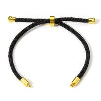 5 PCs Polyamide Semi-finished Bracelets Adjustable Slider/ Slide Bolo For DIY Handmade Jewelry Making Accessories 21.5cm long