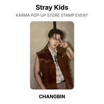 Stray Kids KARMA POP-UP STORE STAMP EVENT Official Photocard CHANGBIN
