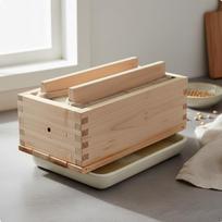 Wooden Tofu Press DIY Box Easy to Use Curd Maker for Home Cooks, Beginners 1A No Pressure Bar 1A No Pressure Bar