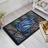 Cyberpunk Harmonicas Collection Pattern Rug Floor Mat for Living Room or Bedroom Soft and Comfortable Carpet a Gift for Birthday and Holiday. 40x60cm( 15x23in )