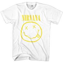 Nirvana Yellow Logo Licensed TShirt Unisexs L